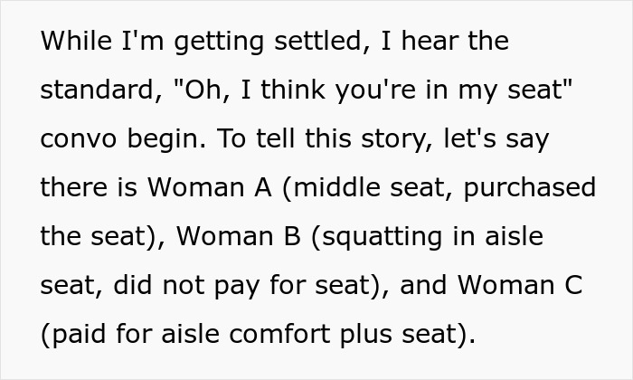 Woman Pays For Premium Seat On Long Flight, Verbally Abused By Two Ladies When She Refuses To Move