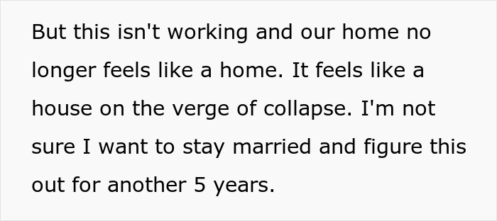 Text about marriage challenges and stepdaughter's behavior affecting family dynamics.