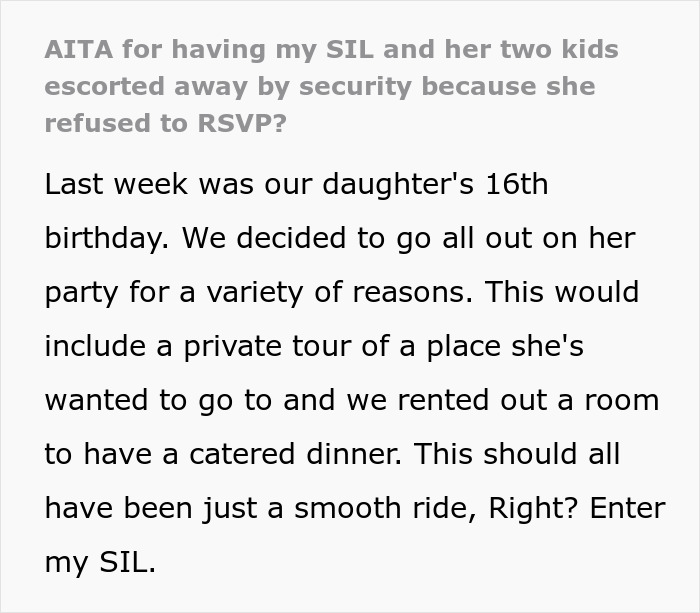 Aunt And Her Kids Sent Home From Costly B-Day Party Because Of Not RSVP'ing But Coming Anyway