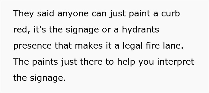 Text discusses HOA's use of fake violations related to curb painting and signage.