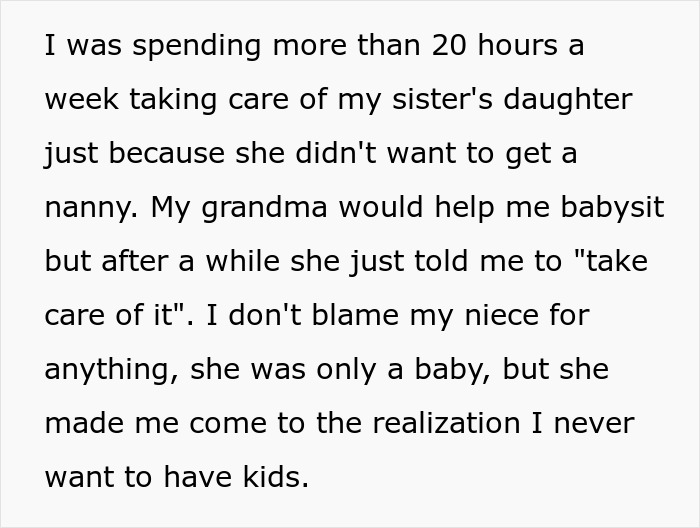 Teen brother reflects on years of babysitting his sister's daughter.