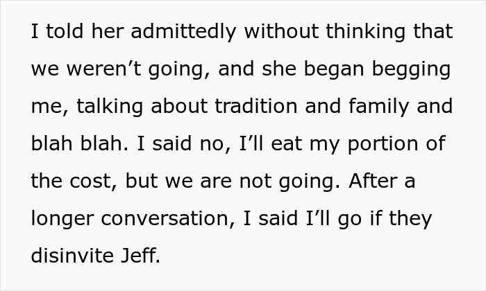 Dad And Daughter Refuse To Attend Family Trip Over One Person: "Really Need A Wake-Up Call"