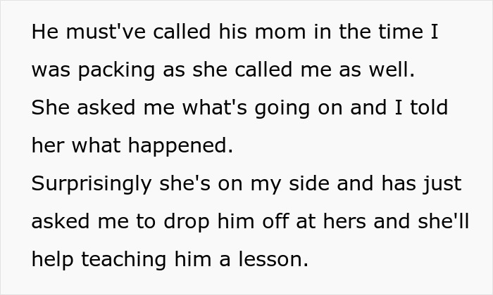 Text message exchange discussing chores, highlighted in family conflict over household responsibilities.