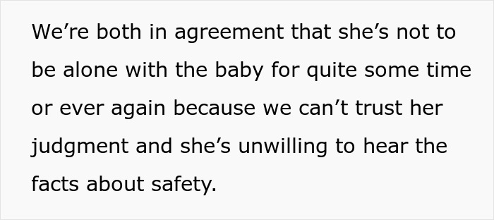 MIL Lets Infant Sleep Unsafely And Go Without Food For 7 Hours, Stunned When Banned From Babysitting