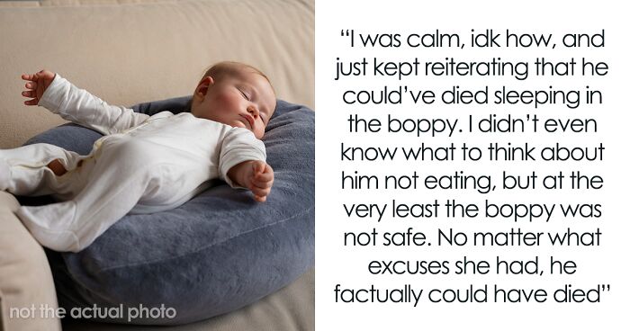 MIL Shows Her Incompetence By Letting Baby Sleep In Boppy Without Food For 7 Hours