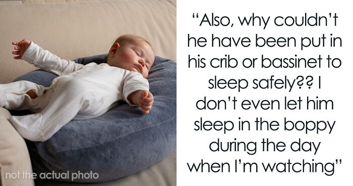 New Mom Terrified After Finding Out MIL Let Baby Sleep In Boppy Without Food For 7 Hours