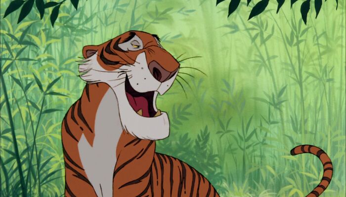 Shere Khan in "The Jungle Book", representing perspectives where the 'bad guy' may be right.