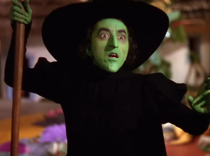 The Wicked Witch of the West from "The Wizard of Oz", relating to a topic where "bad guys" weren't as bad. 