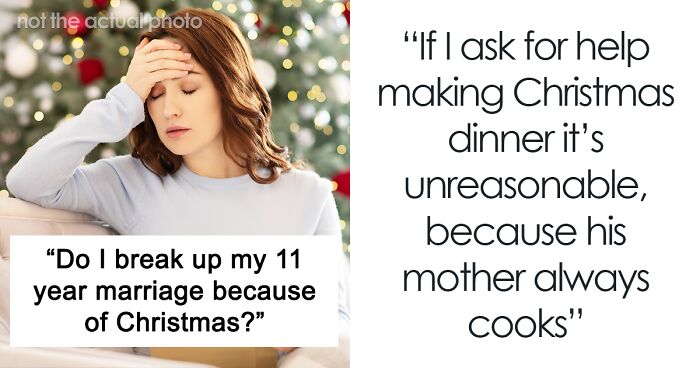 Husband Refuses To Celebrate Christmas The Way His Wife Wants Because He's 