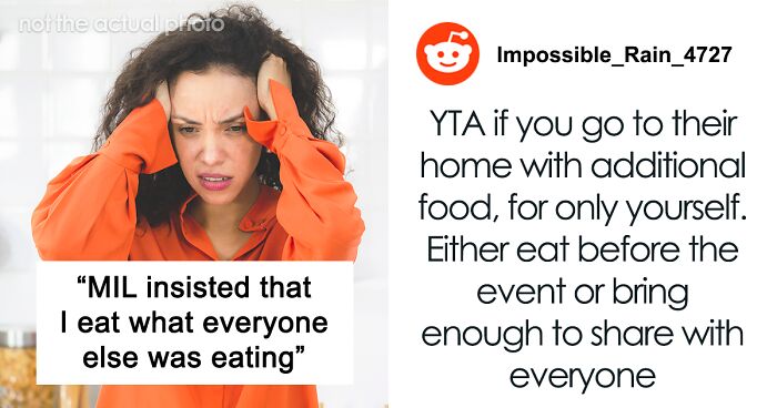 MIL Has A Hissy Fit After Person Refuses To Eat What Everyone Else Eats: 