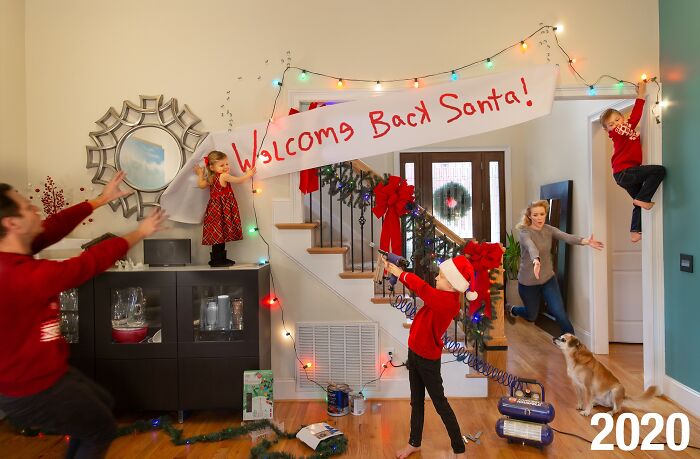 This Family Has Perfectly Captured Holiday Madness In Their Hilarious Christmas Cards Since 2014