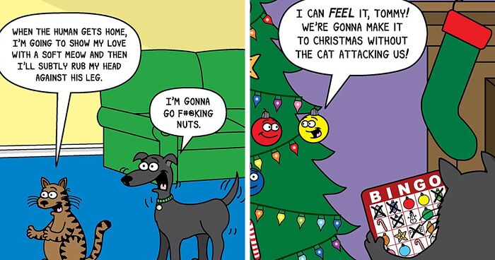 If You’re A Cat Or Dog Owner, This Comic Series Might Make You Cry With Laughter (38 New Pics)