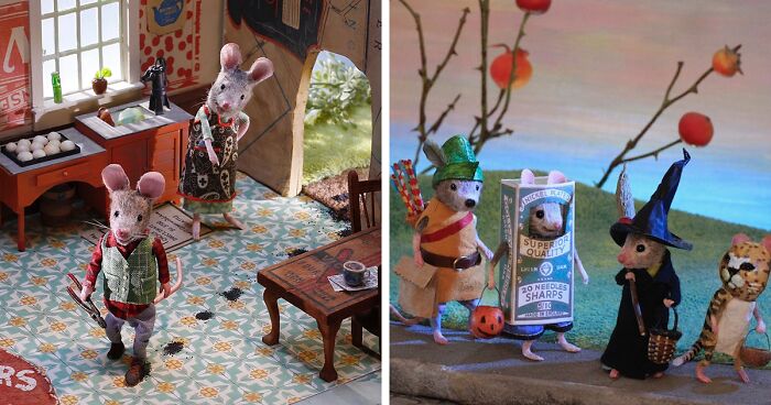 This Artist Creates Miniature Worlds Filled With Anthropomorphic Mice (30 Pics)