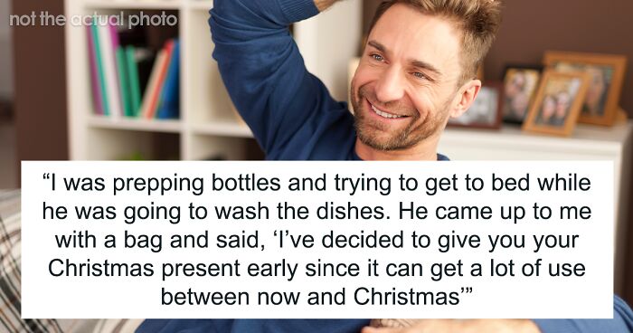 Holiday Drama Unfolds After Husband’s “Gift” For Wife Turns Out To Be Shared Kitchen Supplies