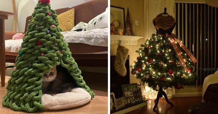 50 Christmas Tree Pics People Just Had To Take As They Did Such An Amazing Job (New Pics)