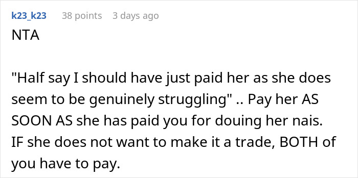 New Girl Gets Kicked Out Of Friend Group After She Demands Money For Trading Services