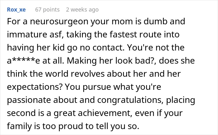 Mom Disappointed Daughter Thinks Winning Cooking Contest Is An Achievement