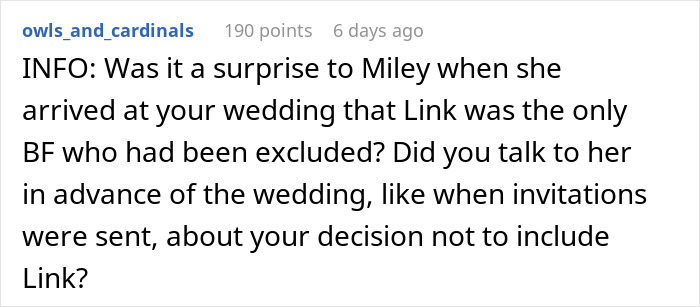 Friend Angry Her Rude BF Isn’t Invited To Wedding, Livid Couple Refuses To Put Up With Him