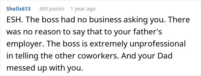 Drama Erupts After Lady Tells Dad’s Boss What An Awful Father He Was, Dad Hits Back With Insults