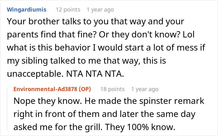 Reddit comments discussing family\'s audacity in dumping wedding chores on woman.