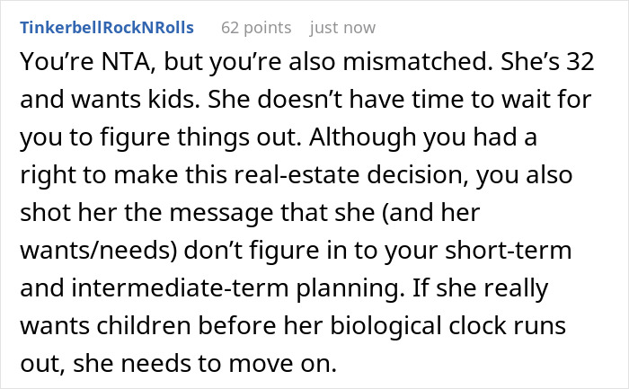 37YO Single Dad Finds The Perfect Home And Buys It, GF Is Upset As He Didn’t Consult Her Beforehand