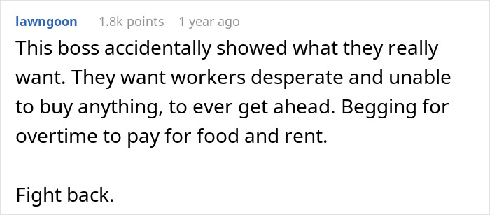 Employee criticizes boss for c*****g hours over motorcycle purchase on social media post.