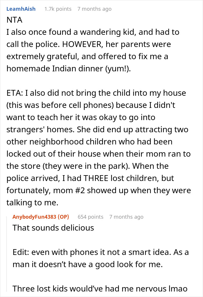 Guy Wonders If He’s A Jerk For Not Taking In His Neighbor’s Kid And Calling The Police Instead