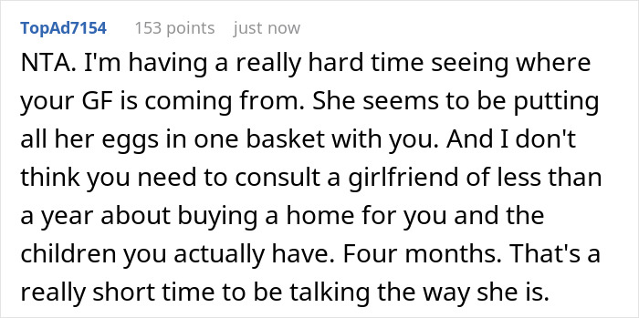 37YO Single Dad Finds The Perfect Home And Buys It, GF Is Upset As He Didn’t Consult Her Beforehand