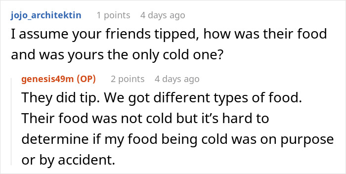 Staff Shames Customer Over $0 Tip, Cold Food Sends A Chilling Message 10Min Later