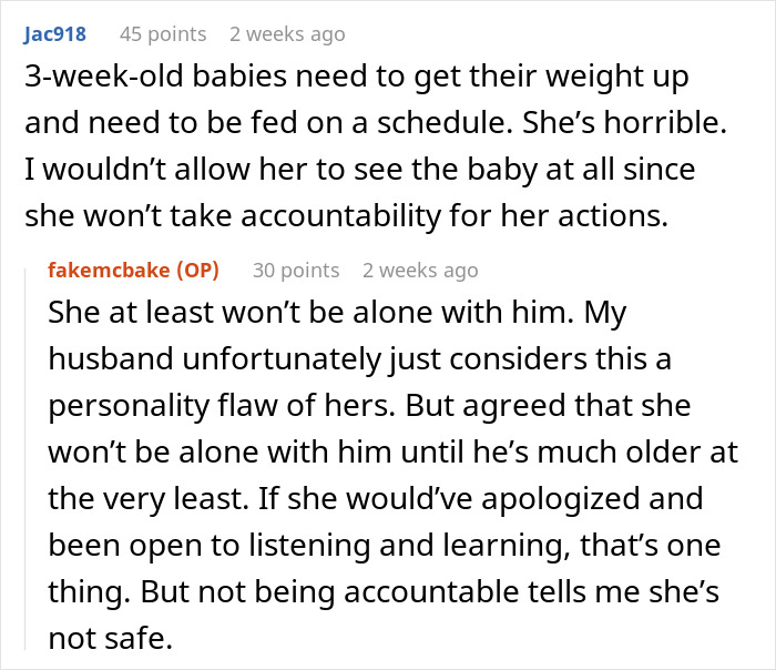 MIL Lets Infant Sleep Unsafely And Go Without Food For 7 Hours, Stunned When Banned From Babysitting