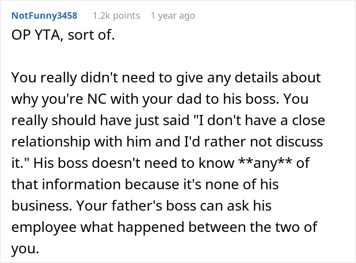 Drama Erupts After Lady Tells Dad’s Boss What An Awful Father He Was, Dad Hits Back With Insults