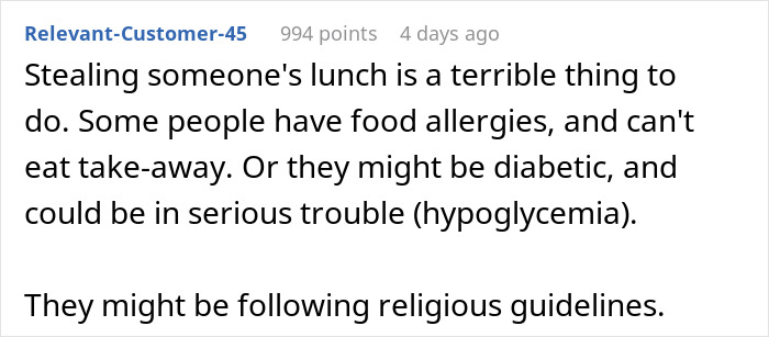 “Coworker Kept Stealing My Lunch, So I Started Leaving Fake Leftovers To Teach Them A Lesson”