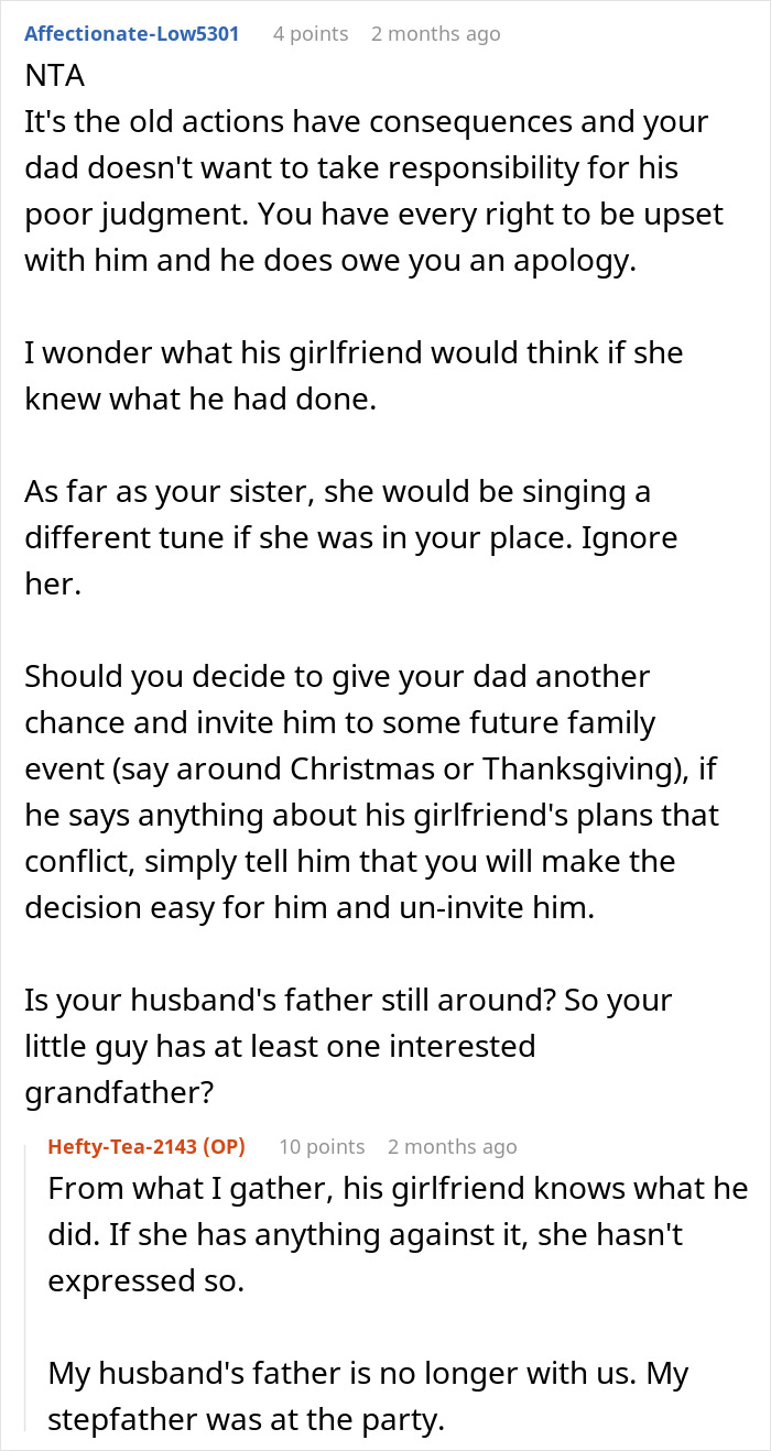 Reddit discussion about a father's actions at his son's birthday party.