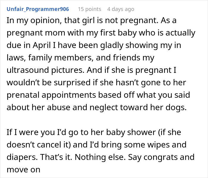 Woman Asks If She’d Be Wrong Not To Attend A Baby Shower If There’s No Proof Of Baby’s Existence