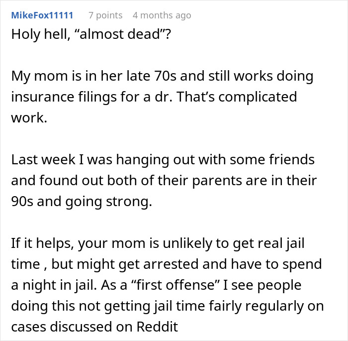 Reddit discussion about a grandma suspecting fraud, uncovering $20,000 debt involving her daughter.