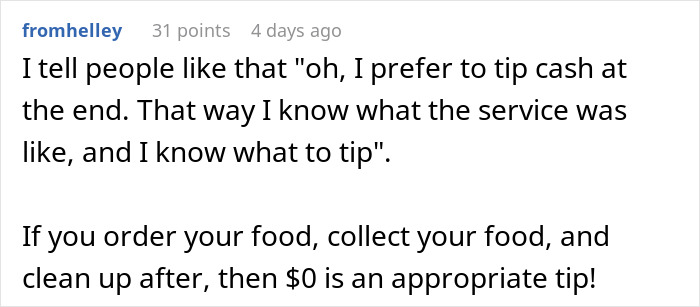 Staff Shames Customer Over $0 Tip, Cold Food Sends A Chilling Message 10Min Later