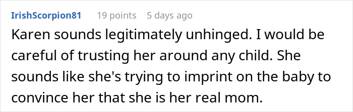 “Buy Your Own Crib, Karen!”: Woman Plans To Steal Crib And Raise Grandbaby, Parents Stand Up To Her