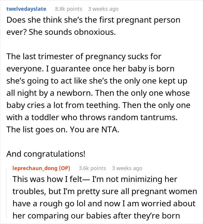 Mom-To-Be Treats Pregnancy Like A Misery Olympics, Pregnant Friend Can’t Take It Anymore And Snaps