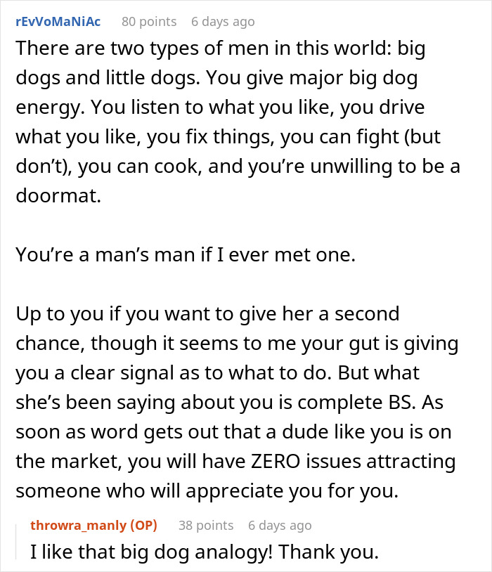 Wife Annoyed That Her Husband Is A “Doormat”, Acts Surprised When He Leaves Her Over Her Comments