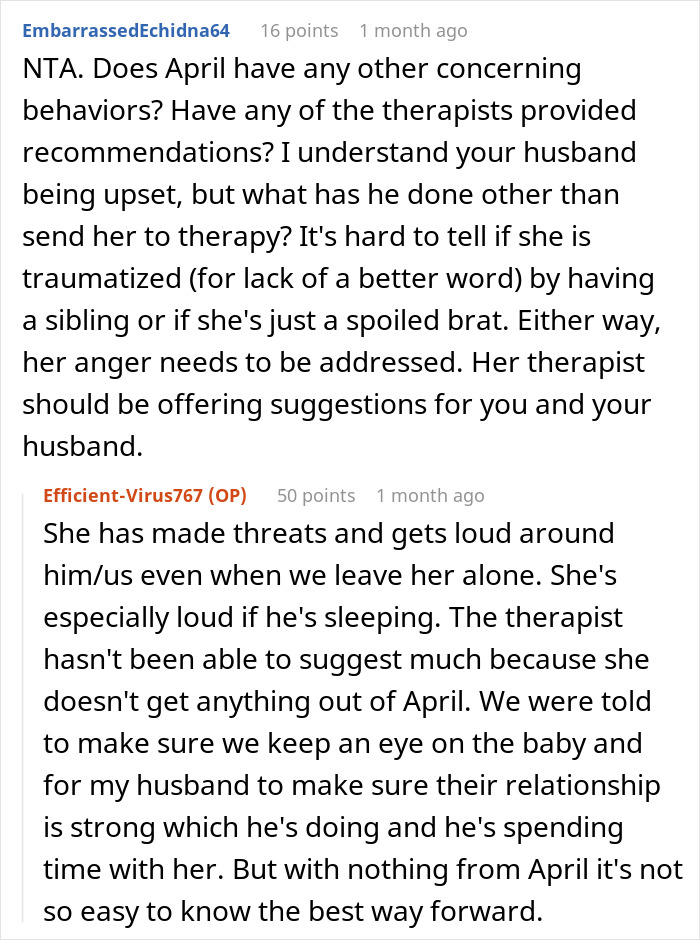 Text conversation about a stepdaughter's behavior affecting marriage, discussing therapy and relationship concerns.