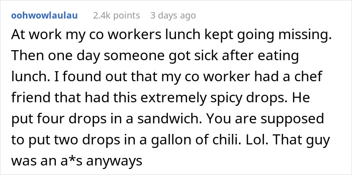 “Coworker Kept Stealing My Lunch, So I Started Leaving Fake Leftovers To Teach Them A Lesson”