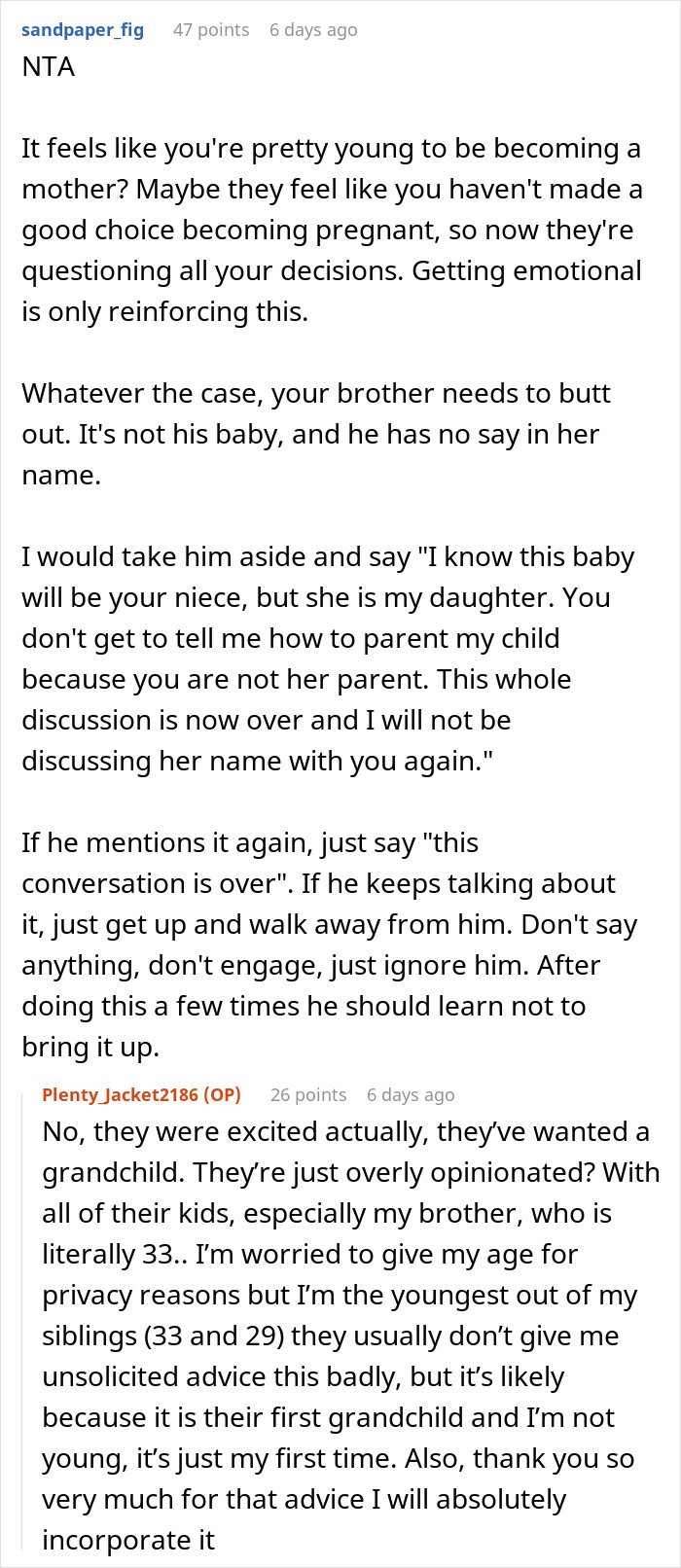 Woman Furious At Family After They Laugh At Her Baby’s Name