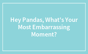 Hey Pandas, What’s Your Most Embarrassing Moment? (Closed)