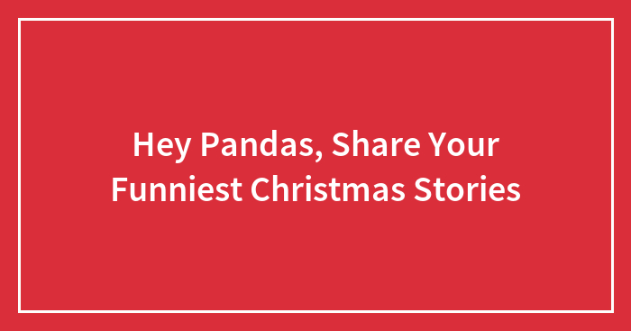 Hey Pandas, Share Your Funniest Christmas Stories (Closed)