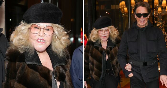 “Catwoman” Jocelyn Wildenstein, 84, Flaunts Smooth Skin While Out In Paris With Fiancé, 57