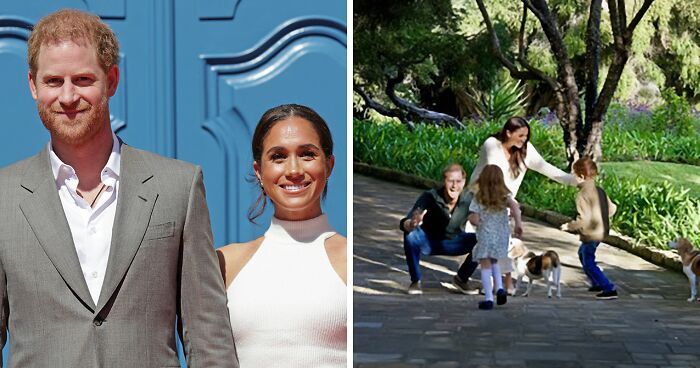 “No Way Those Kids Are Theirs”: Outrage After Harry And Meghan Share Pic Of Kids In Holiday Card