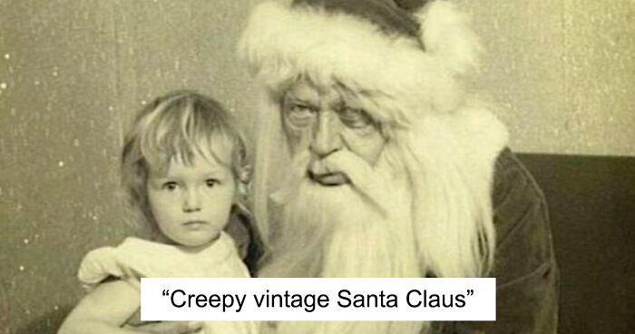 72 Terrifying Santa Photos That Might Have You Skipping Christmas This Year