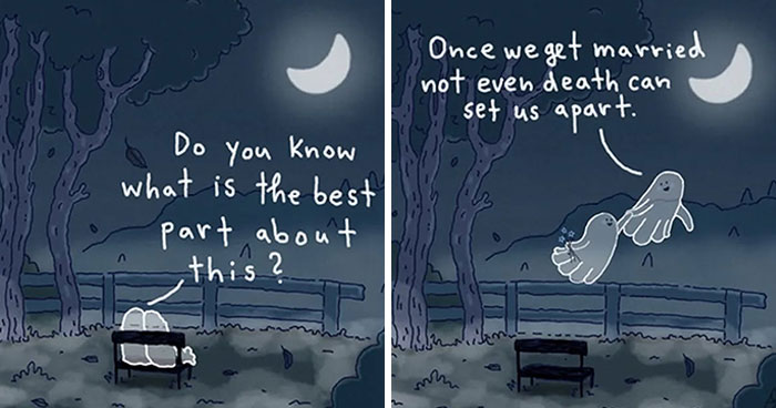 This Artist Creates Funny And Sometimes Slightly Dark Comics, And Here Are Her 20 New Works