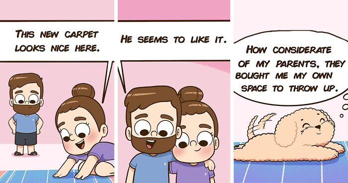 38 Cute Relationship Moments This Artist Illustrated, Inspired By Her Life With Her Boyfriend (New Pics)