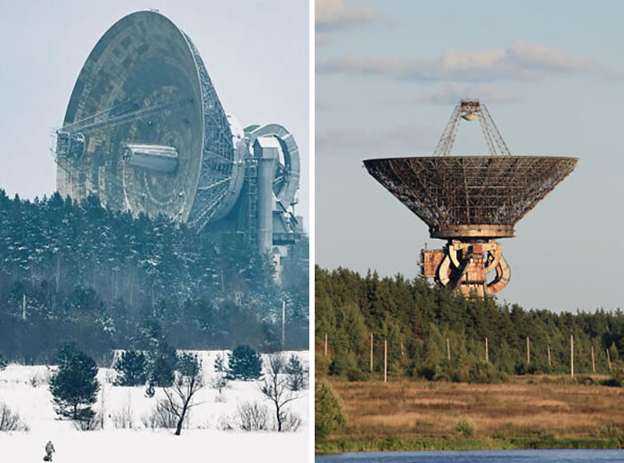 The Kalyazin Rt-64 Radio Telescope In Russia. Built In The Ussr For Robotic Venus And Mars Missions, Still Operational Today